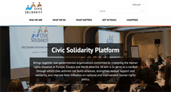 Desktop Screenshot of civicsolidarity.org