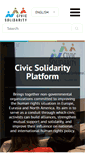 Mobile Screenshot of civicsolidarity.org